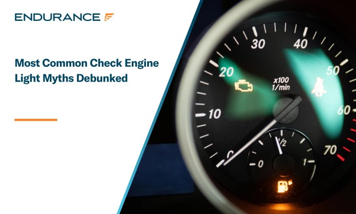 4 Check Engine Light Myths Debunked | Endurance Warranty